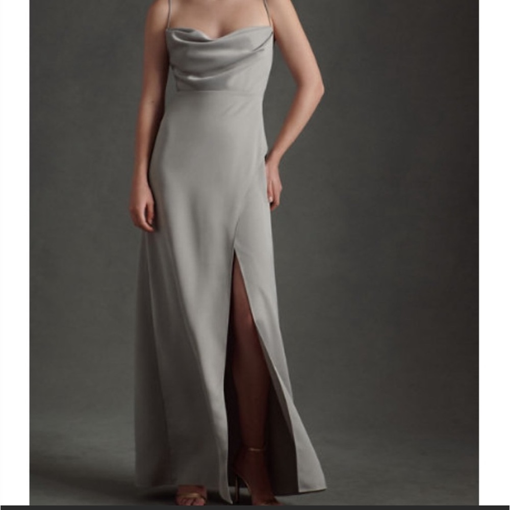 BHLDN remy dress slate grey size 10